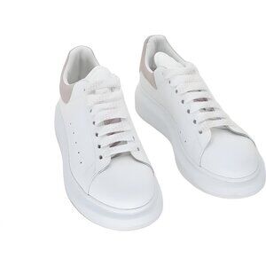 Alexander McQueen Oversized Sneakers White Pink Women US 10 EU 40